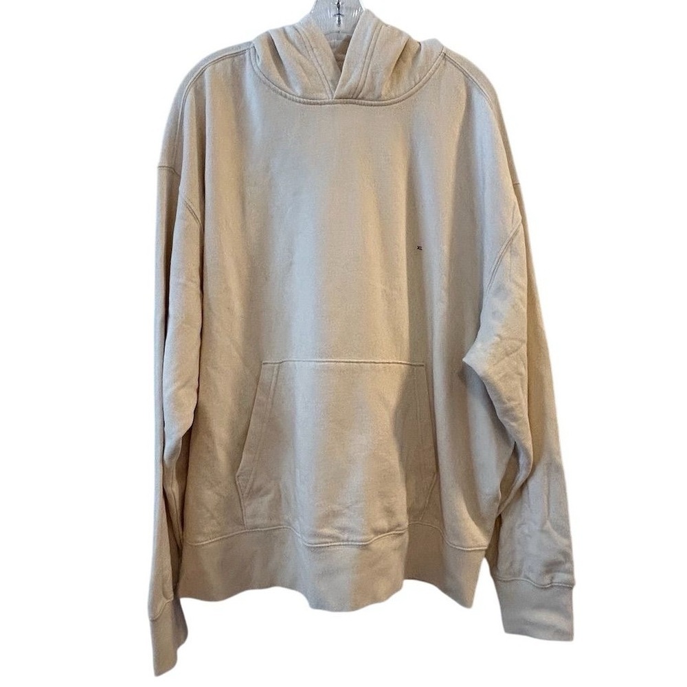American‎ Eagle Men's XL Neutral Relaxed Fit Pullover Hoodie Sweatshirt